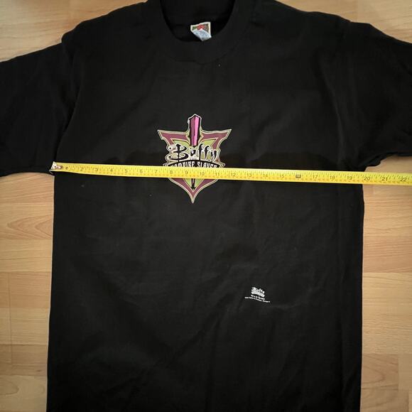 Rare Vintage 1998 Buffy the Vampire Slayer Promo T-Shirt BTVS Logo Never Worn M - Picture 8 of 10